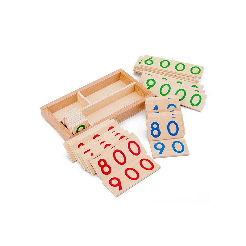 Modulární dřevěná sada Montessori Numeracy