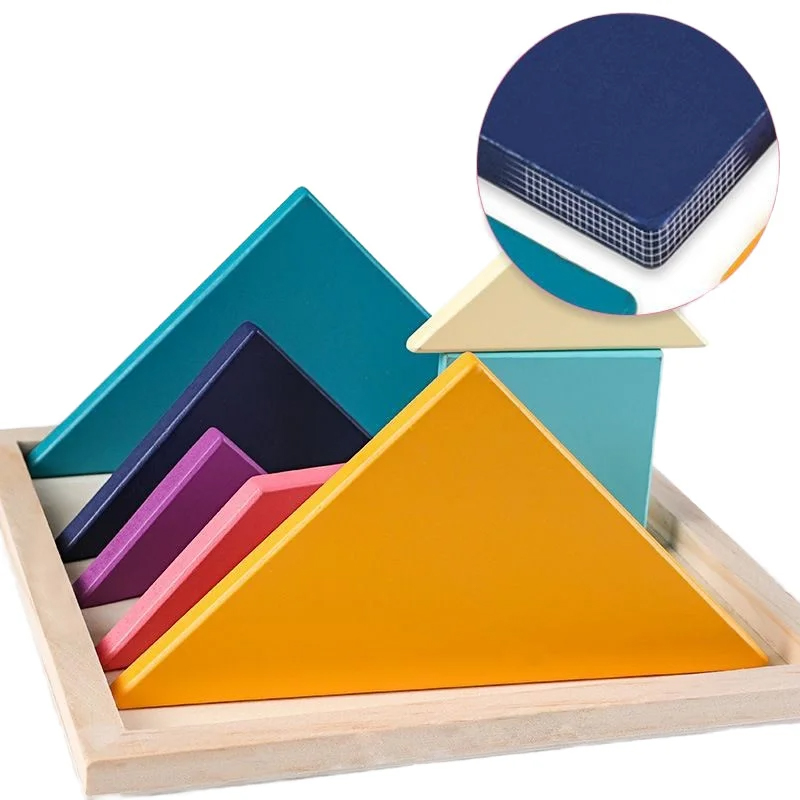 Sada Montessori ColorWood Tangram