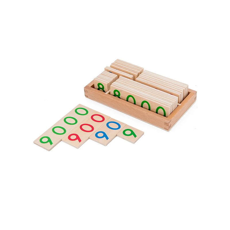 Modulární dřevěná sada Montessori Numeracy