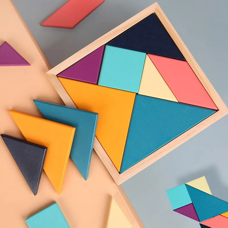 Sada Montessori ColorWood Tangram