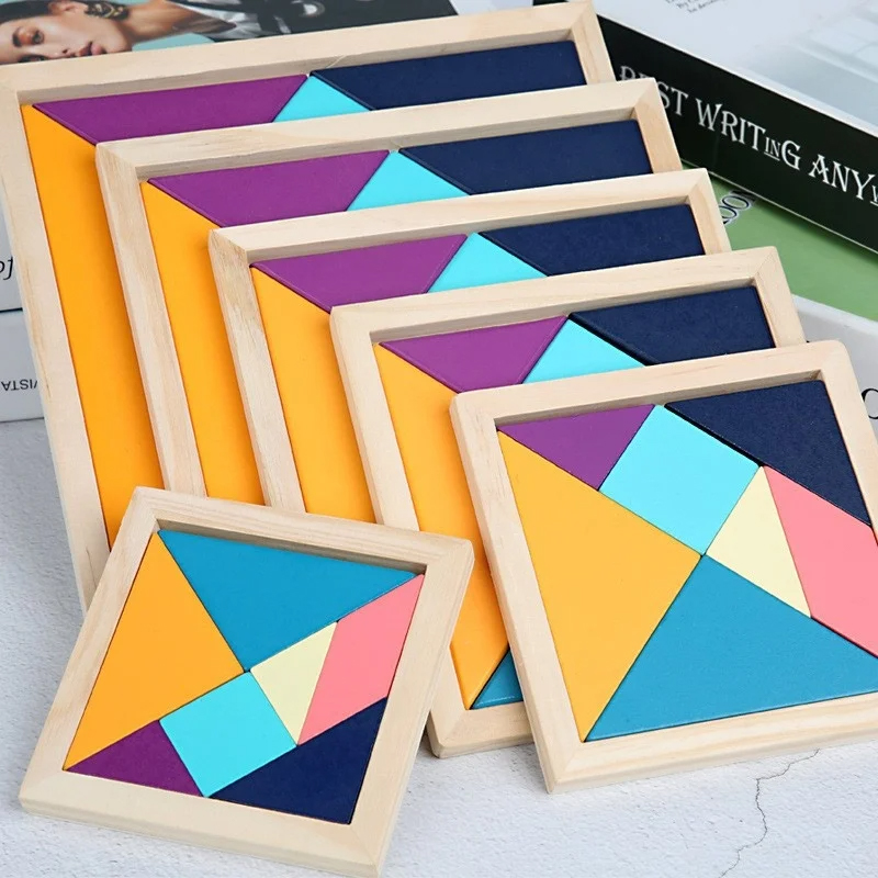 Sada Montessori ColorWood Tangram