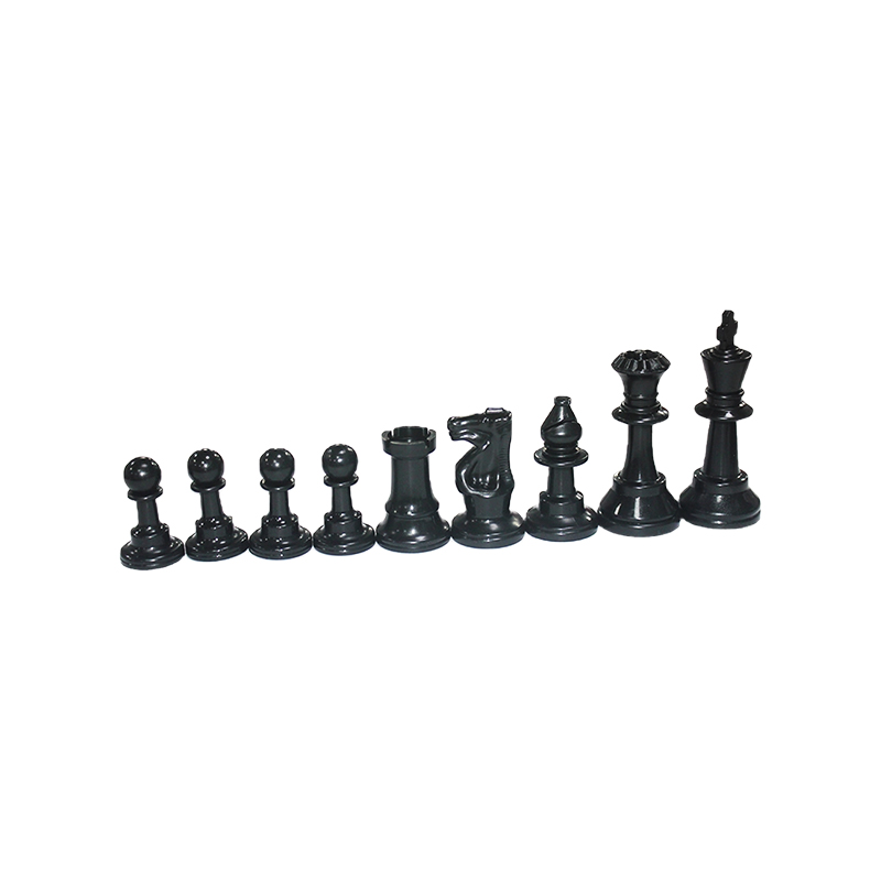 Klasické bílé dřevěné šachové figurky Staunton