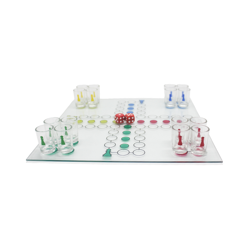Herní sada Crystal Ludo Drinking