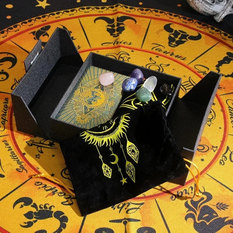 Sběratelská edice s motivem zvěrokruhu – Tarot a křišťálový set Mystic’s Treasure