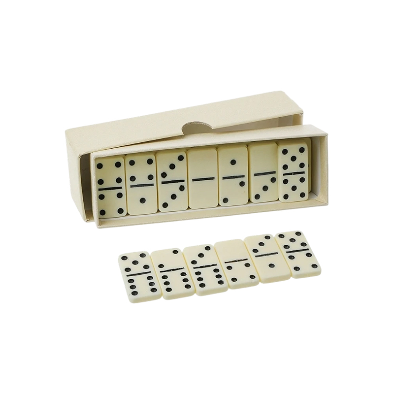 Tradiční Double-Six Domino Set v slonovinové úpravě