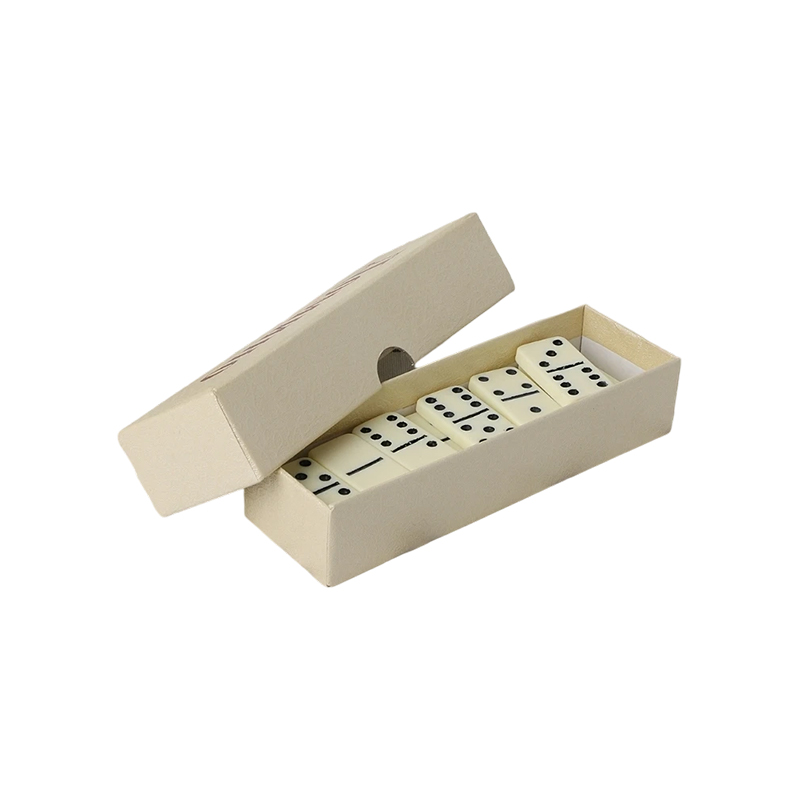 Tradiční Double-Six Domino Set v slonovinové úpravě