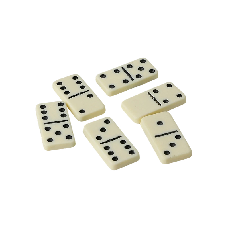 Tradiční Double-Six Domino Set v slonovinové úpravě