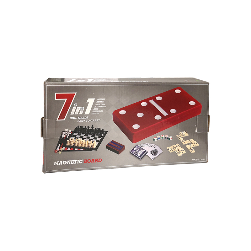 Red Puntíková edice - Klasická kombinovaná sada Domino & Cribbage