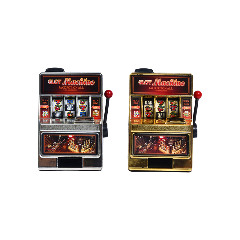 Klasický mini hrací automat – stříbrný a zlatý dvojbalení