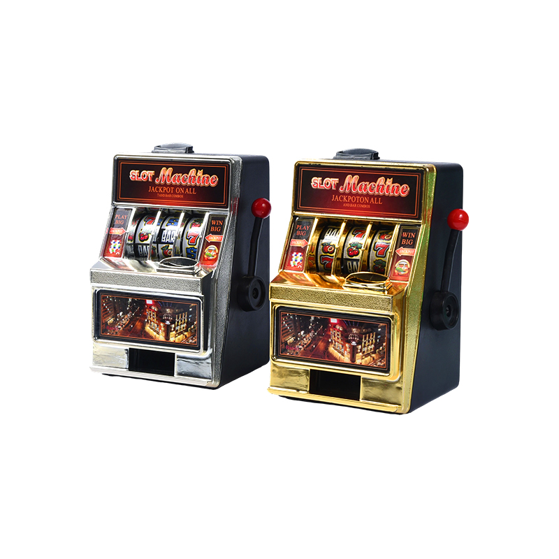 Klasický mini hrací automat – stříbrný a zlatý dvojbalení