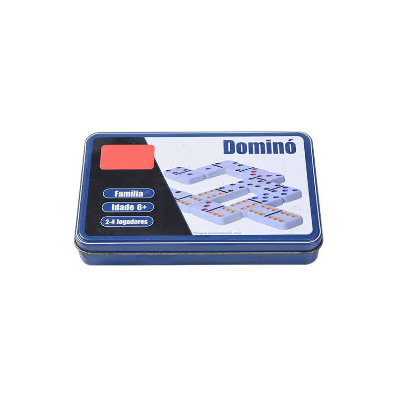 Edice přenosného železného pouzdra – sada Domino pro hmatovou řetězovou reakci