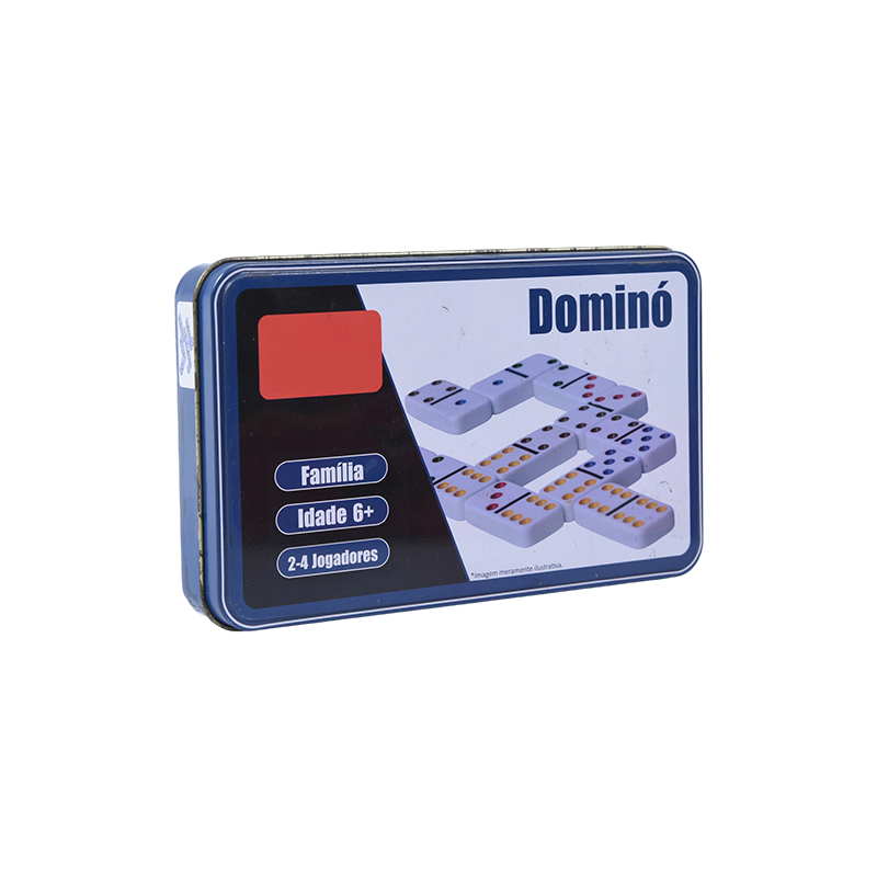 Edice přenosného železného pouzdra – sada Domino pro hmatovou řetězovou reakci