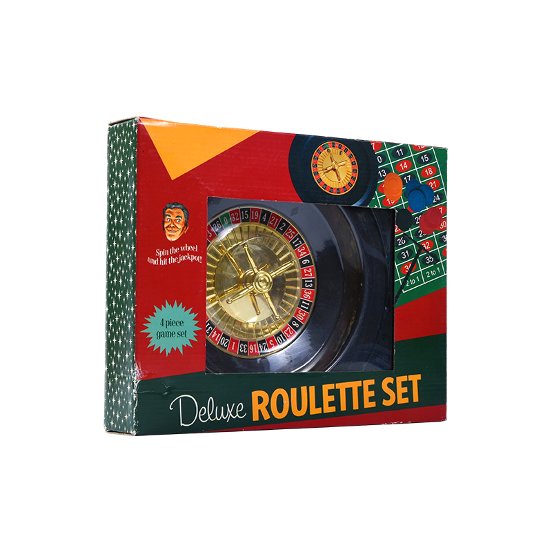Ruletová sada Deluxe – 4dílná herní sada v zářivém balení