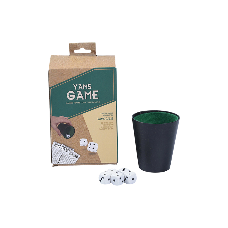 Portable Throw Cup Edition - Vintage herní sada YAMS s kostkami