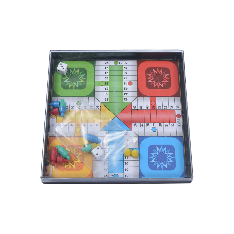 Edice přenosného plastového kufříku Classic Flying Chess (Ludo) Game