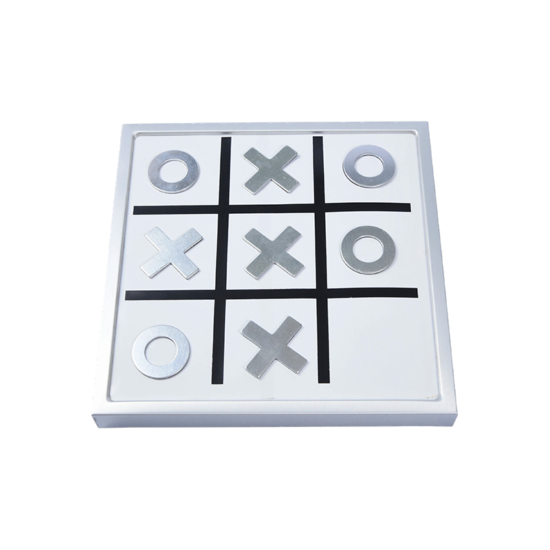Desktop Edition Moderní kovová hra Tic-Tac-Toe