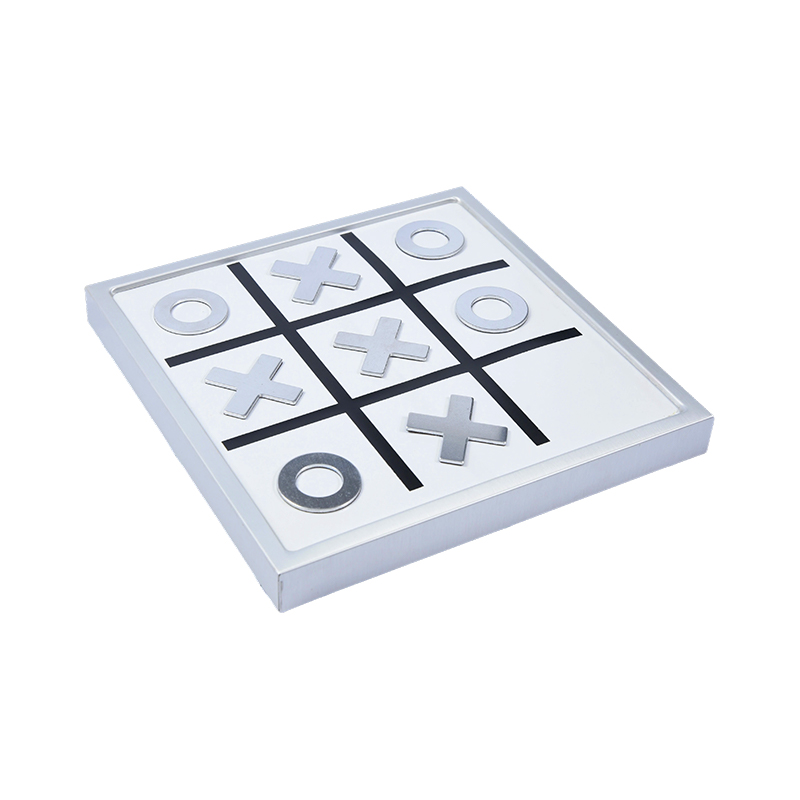Desktop Edition Moderní kovová hra Tic-Tac-Toe