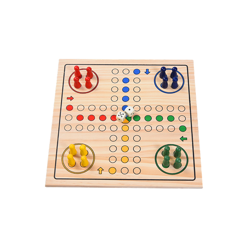 Family Entertainment Edition Klasická dřevěná stolní hra LUDO