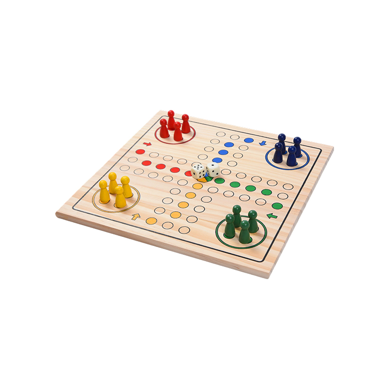 Family Entertainment Edition Klasická dřevěná stolní hra LUDO
