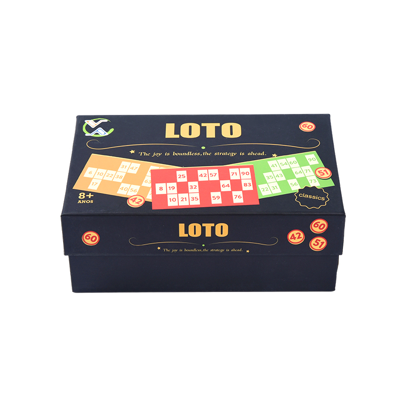 Herní sada LOTO (ve stylu binga) – kompletní s žetony, kartami a úložným boxem